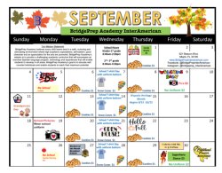 September Calendar